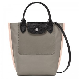 Longchamp Cabas XS Tote Canvas Håndveske Herre Turtledove | NOKO7471