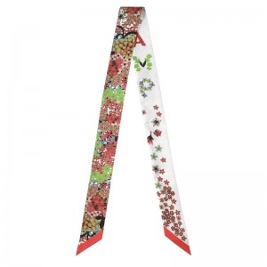 Longchamp Collier de fleurs Bandeau Silk Pannebånd Dame Paprika | NOGS8179