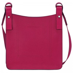 Longchamp Le FoulonnÉ S Leather Crossbody Veske Dame Beetroot | NONW8969