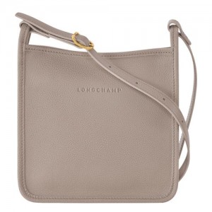 Longchamp Le FoulonnÉ S Leather Crossbody Veske Dame Turtledove | NOJP8928