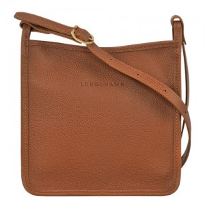 Longchamp Le FoulonnÉ S Leather Crossbody Veske Dame Caramel | NOXY8924