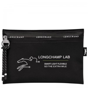 Longchamp Le Pliage Energy Canvas Pouches Herre Svarte | NONW7308