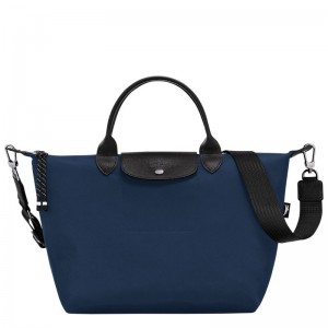 Longchamp Le Pliage Energy L Recycled canvas Håndveske Herre Marineblå | NOTC7493