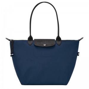 Longchamp Le Pliage Energy L Tote Recycled canvas Skulderveske Dame Marineblå | NORV8896