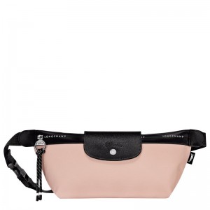 Longchamp Le Pliage Energy M Canvas Midjeveske Dame Nude | NOIL8781