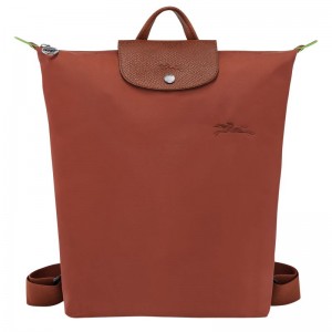 Longchamp Le Pliage M Canvas Ryggsekker Herre Chestnut | NOLI7559