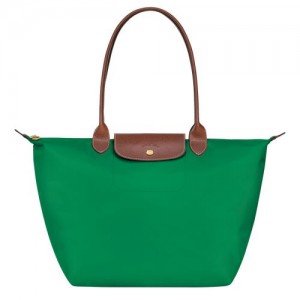 Longchamp Le Pliage Original L Tote Recycled canvas Skulderveske Dame Grønn | NOSG8800