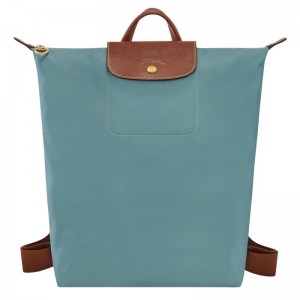 Longchamp Le Pliage Original M Canvas Ryggsekker Herre Eucalyptus | NOZU7573