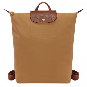 Longchamp Le Pliage Original M Canvas Ryggsekker Herre Fawn | NOCT7571