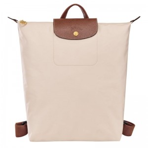 Longchamp Le Pliage Original M Canvas Ryggsekker Herre Paper | NOVR7570