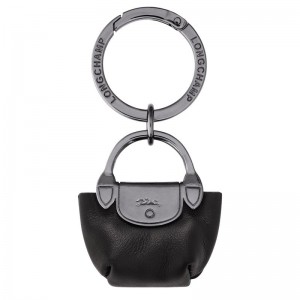 Longchamp Le Pliage Xtra Leather Nøkkelringer Dame Svarte | NOLI8339