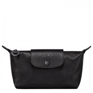 Longchamp Le Pliage Xtra Leather Pouches Dame Svarte | NOCT8715