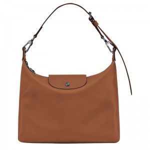 Longchamp Le Pliage Xtra M Hobo Leather Skulderveske Dame Cognac | NOIL8885