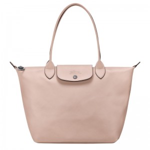 Longchamp Le Pliage Xtra M Tote Leather Skulderveske Dame Nude | NORV8844