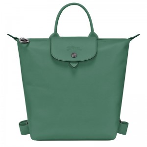 Longchamp Le Pliage Xtra S Leather Ryggsekker Herre Sage | NOJP7557