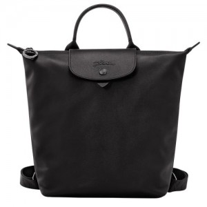 Longchamp Le Pliage Xtra S Leather Ryggsekker Herre Svarte | NOTC7545