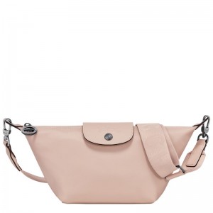 Longchamp Le Pliage Xtra XS Crossbody Leather Mini Vesker Dame Nude | NOWN9362