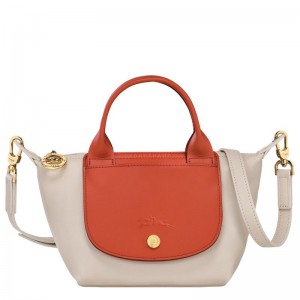 Longchamp Le Pliage Xtra XS Handbag Leather Mini Vesker Dame Paprika | NOVR9390