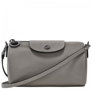 Longchamp Le Pliage Xtra XS Leather Crossbody Veske Dame Turtledove | NODF8957