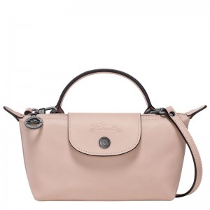 Longchamp Le Pliage Xtra XS Pouch Leather Mini Vesker Dame Nude | NOPJ9299