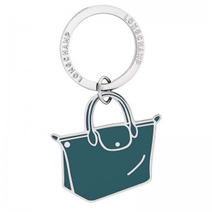 Longchamp Le Pliages Metal Nøkkelringer Dame Påfugl | NOCT8342