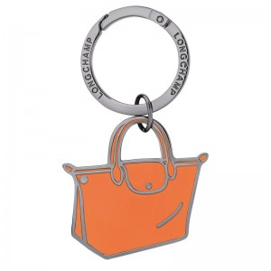 Longchamp Le Pliages Metal Nøkkelringer Dame Oransje | NOPJ7966