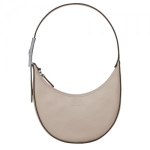 Longchamp Le Roseau Essential S Hobo Leather Skulderveske Dame Clay | NOKO8823