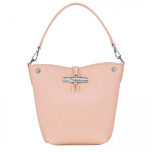 Longchamp Le Roseau XS Bucket Leather Crossbody Veske Dame Ballerina | NOEB8947