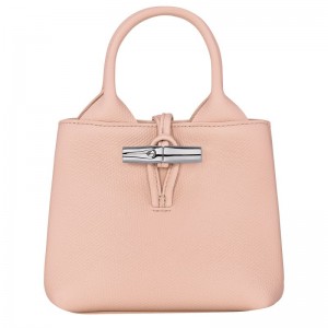 Longchamp Le Roseau XS Handbag Leather Mini Vesker Dame Ballerina | NOBE9280