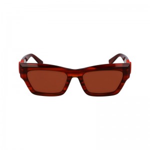 Longchamp Organic acetate Solbriller Dame Rød | NOUZ7898