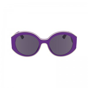 Longchamp Plant Based Resin Solbriller Dame Violet | NOIL7912