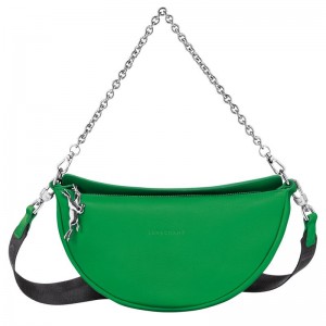 Longchamp Smile S Crossbody Leather Skulderveske Dame Lawn | NOCT8871