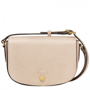 Longchamp Épure S Leather Crossbody Veske Dame Paper | NODF8984