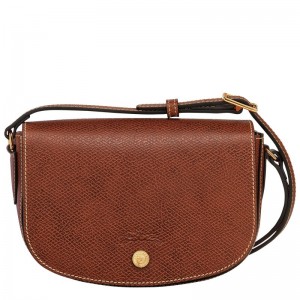 Longchamp Épure S Leather Crossbody Veske Dame Brune | NOGS8982