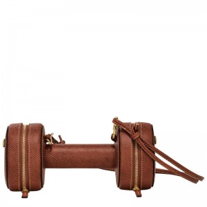 Longchamp Épure S Leather Crossbody Veske Dame Brune | NOKO8979