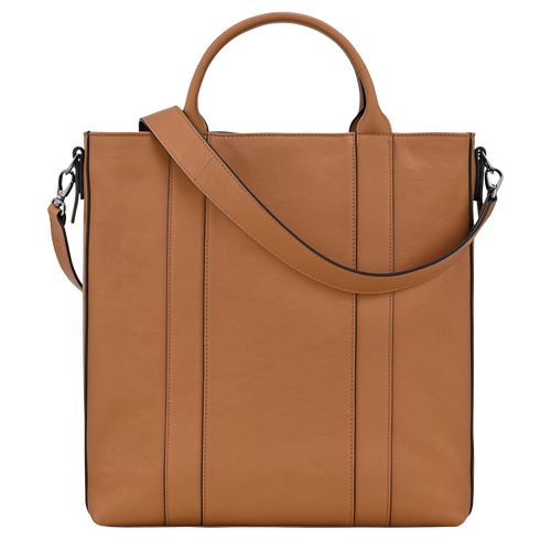 Longchamp 3D L Tote Leather Håndveske Herre Natural | NOKO7454