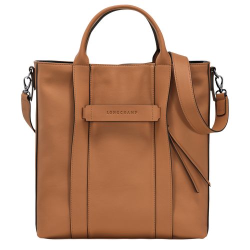 Longchamp 3D L Tote Leather Håndveske Herre Natural | NOKO7454