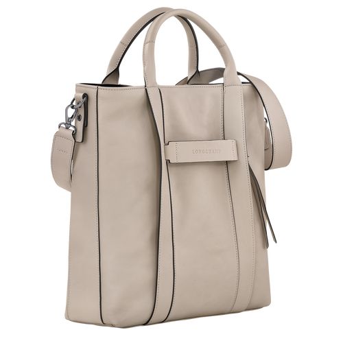 Longchamp 3D L Tote Leather Håndveske Herre Clay | NOHA7452