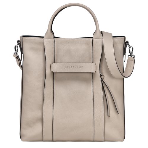 Longchamp 3D L Tote Leather Håndveske Herre Clay | NOHA7452