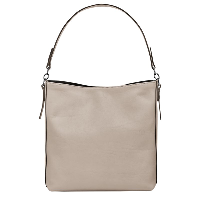 Longchamp 3D M Hobo Leather Skulderveske Dame Clay | NOJP8857