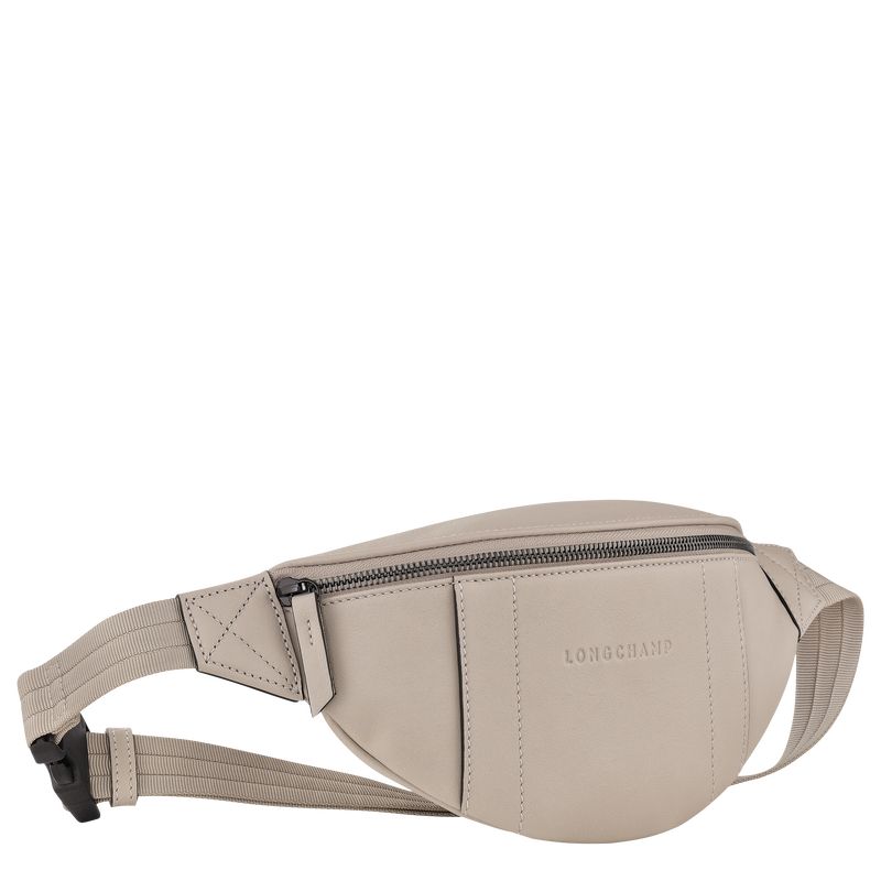 Longchamp 3D S Leather Midjeveske Dame Clay | NOSG8777