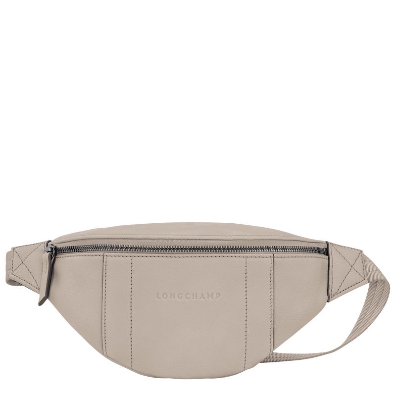 Longchamp 3D S Leather Midjeveske Dame Clay | NOSG8777