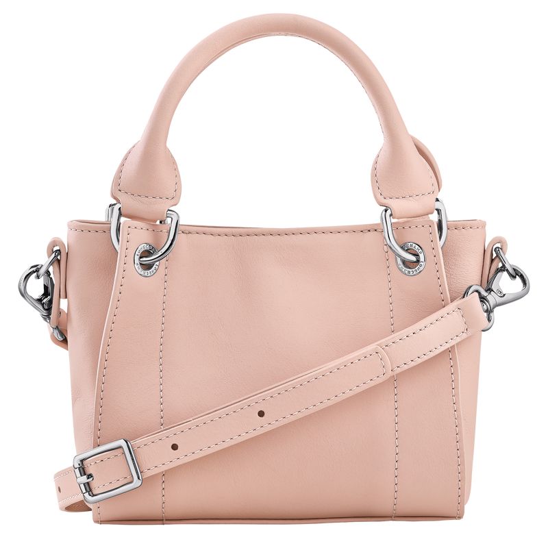 Longchamp 3D XS Handbag Leather Mini Vesker Dame Nude | NOAH9371