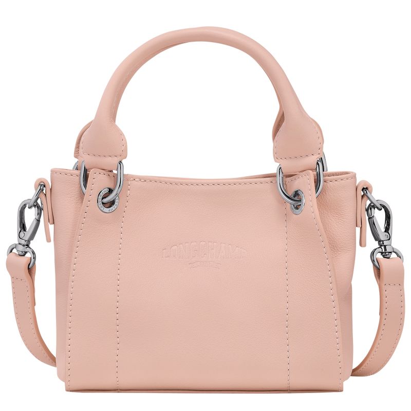 Longchamp 3D XS Handbag Leather Mini Vesker Dame Nude | NOAH9371