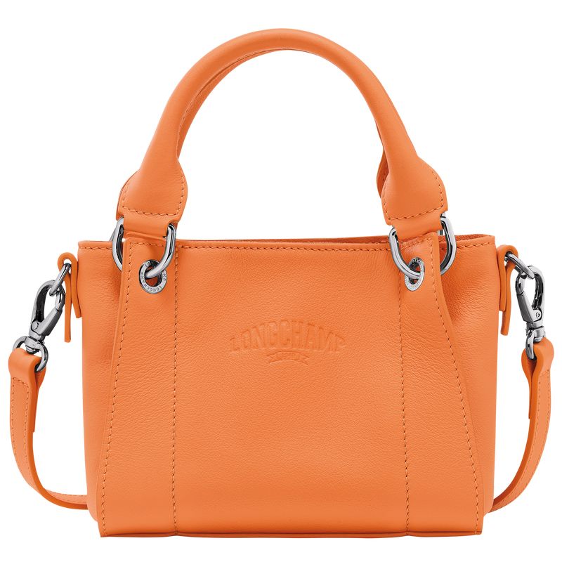 Longchamp 3D XS Handbag Leather Mini Vesker Dame Oransje | NOPJ9370