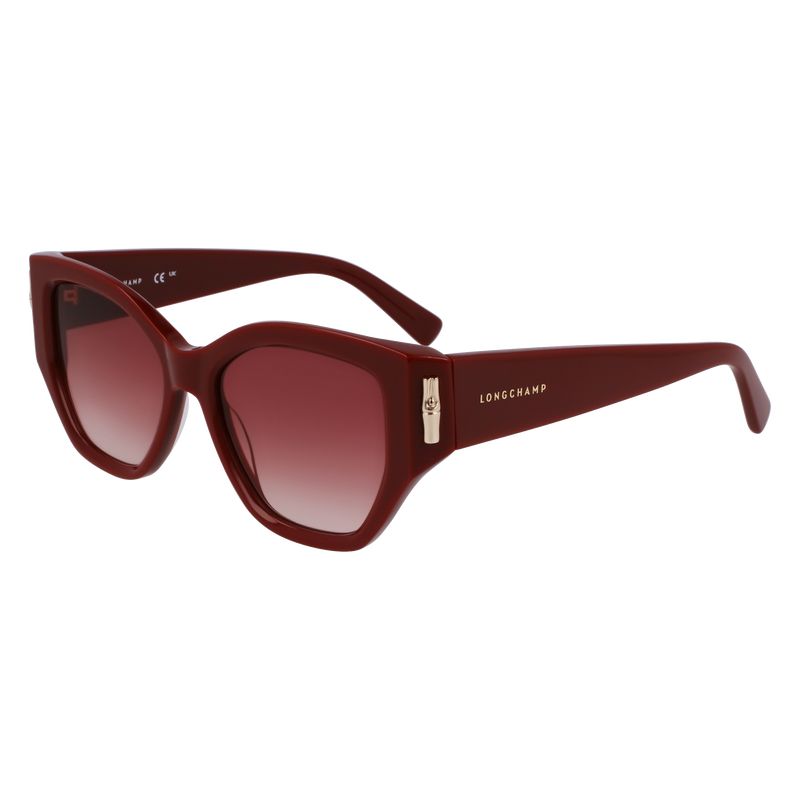 Longchamp Acetate Solbriller Dame Brune | NORV7908