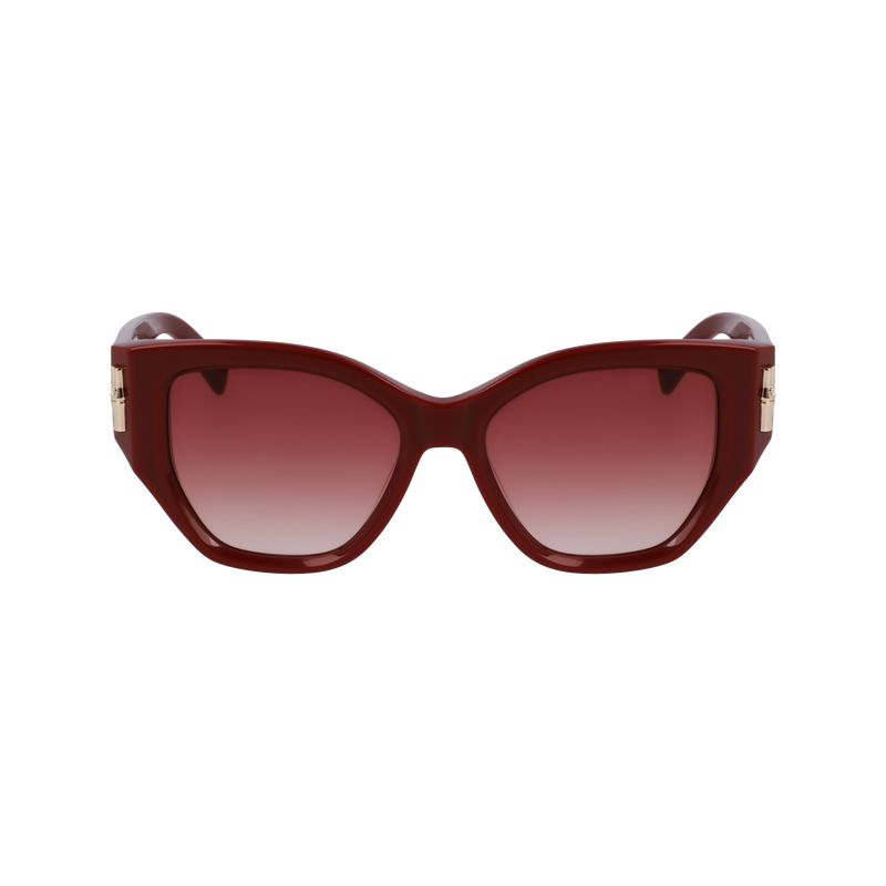 Longchamp Acetate Solbriller Dame Brune | NORV7908