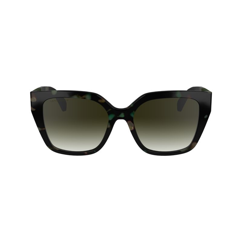 Longchamp Acetate Solbriller Dame Grønn | NOFD7891