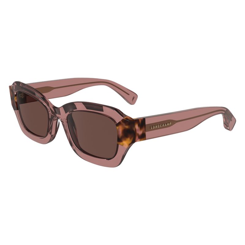 Longchamp Acetate Solbriller Dame Gull | NOGS7890