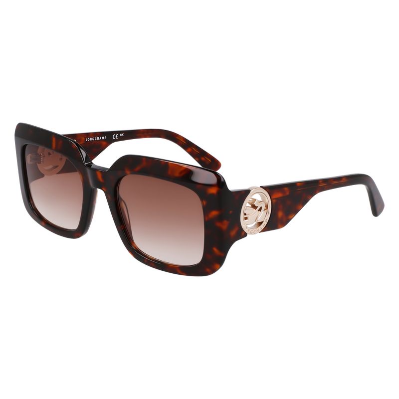 Longchamp Acetate Solbriller Dame Mørke | NOSG7916